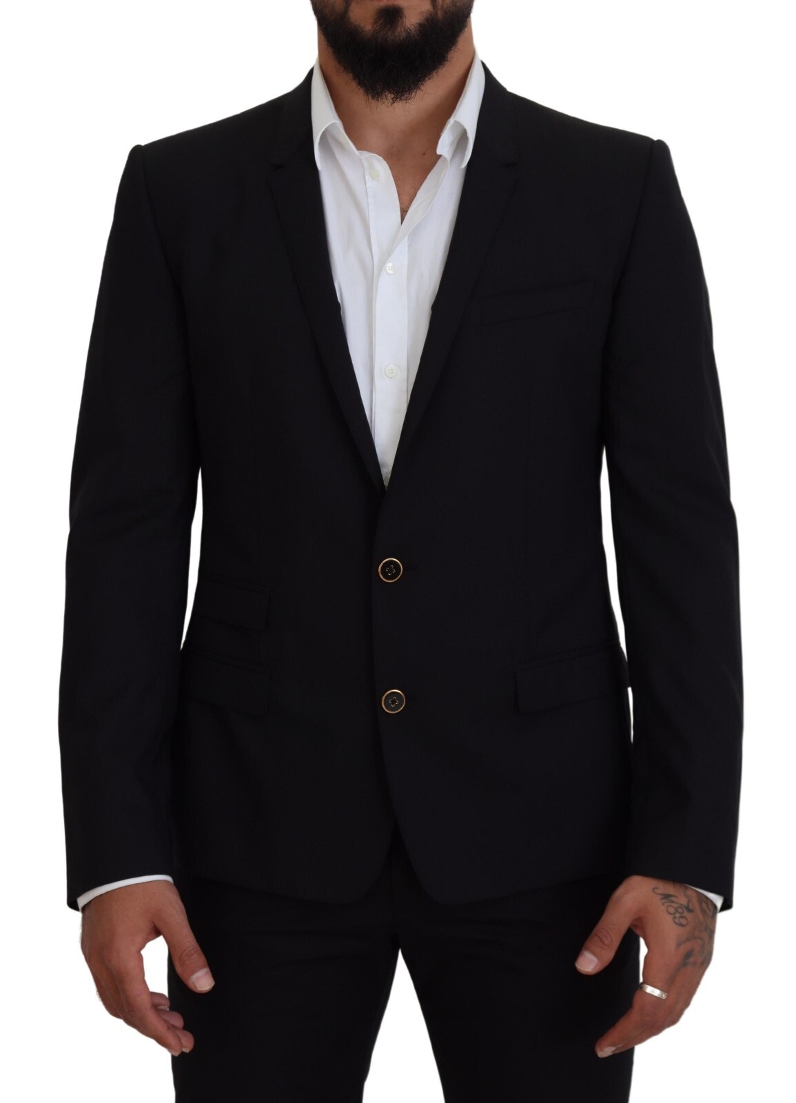 

DOLCE - GABBANA Блейзер MARTINI Черный приталенный деловой пиджак IT52/US42/ 2400usd