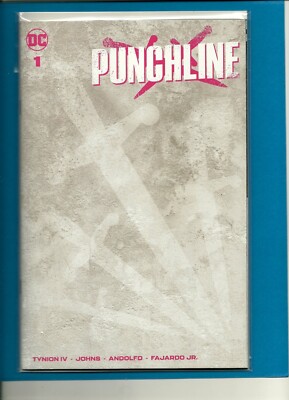 DC COMICS PUNCHLINE #1! BLANK VARIANT COVER! NM!