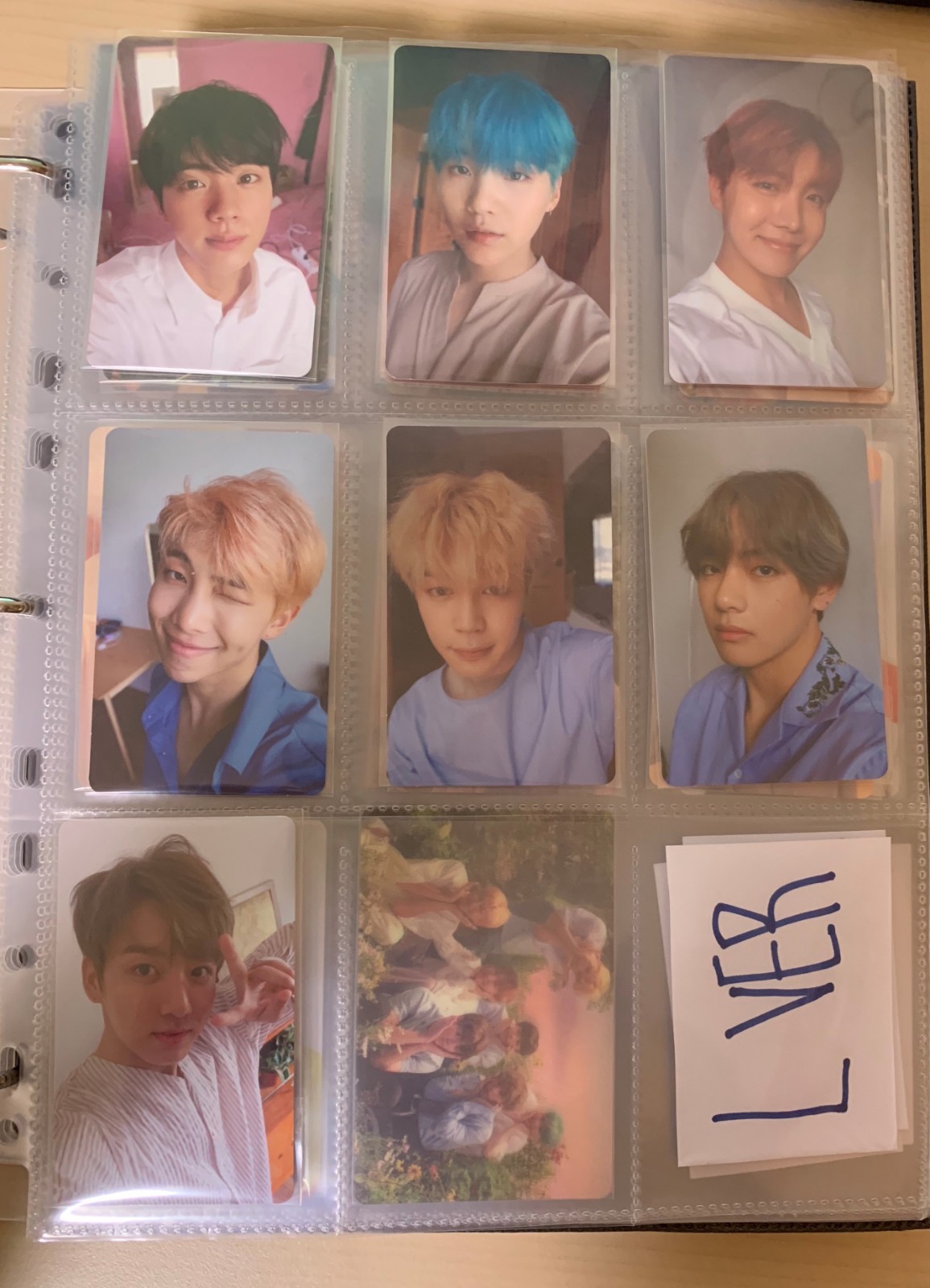 Bts Love Yourself Her Official Photocard L O V E Ver Jungkook V Jimin Suga Rm