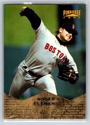 Roger Clemens 1997 Pinnacle #55 Boston Red Sox See Photos