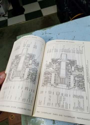 1964 CATERPILLAR 824 TRACTOR & 824C, 824S PARTS BOOK