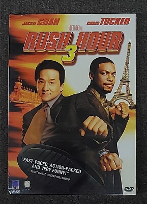 Jackie Chan Rush Hour 3 Chris Tucker Action Comedy 2007 Region 3 DVD