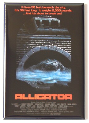Alligator FRIDGE MAGNET movie poster