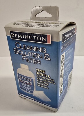 New Genuine Remington Shaver Cleaning Solution & Filter Refill CC-100
