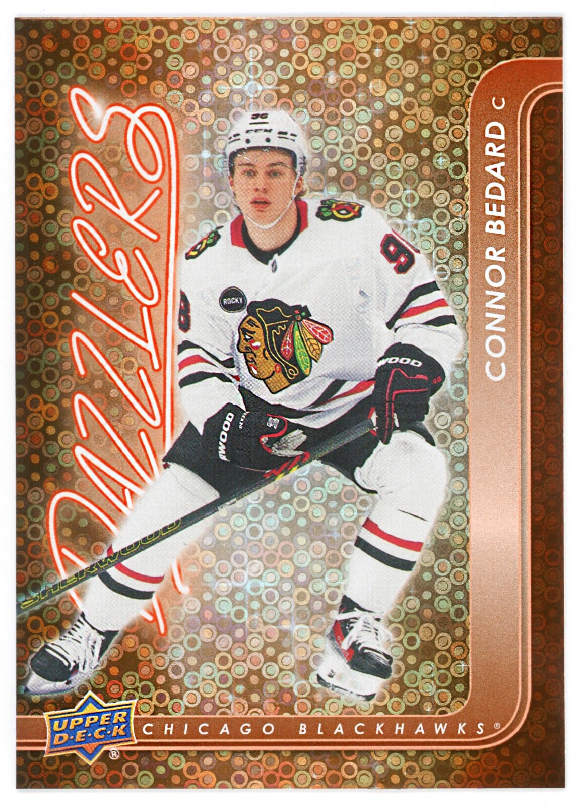 f(x) アンバー AMBER Red Light 特典 トレカ 13枚セット 2024-25 Upper Deck Connor Bedard #DZ-13 Dazzlers Orange | eBay