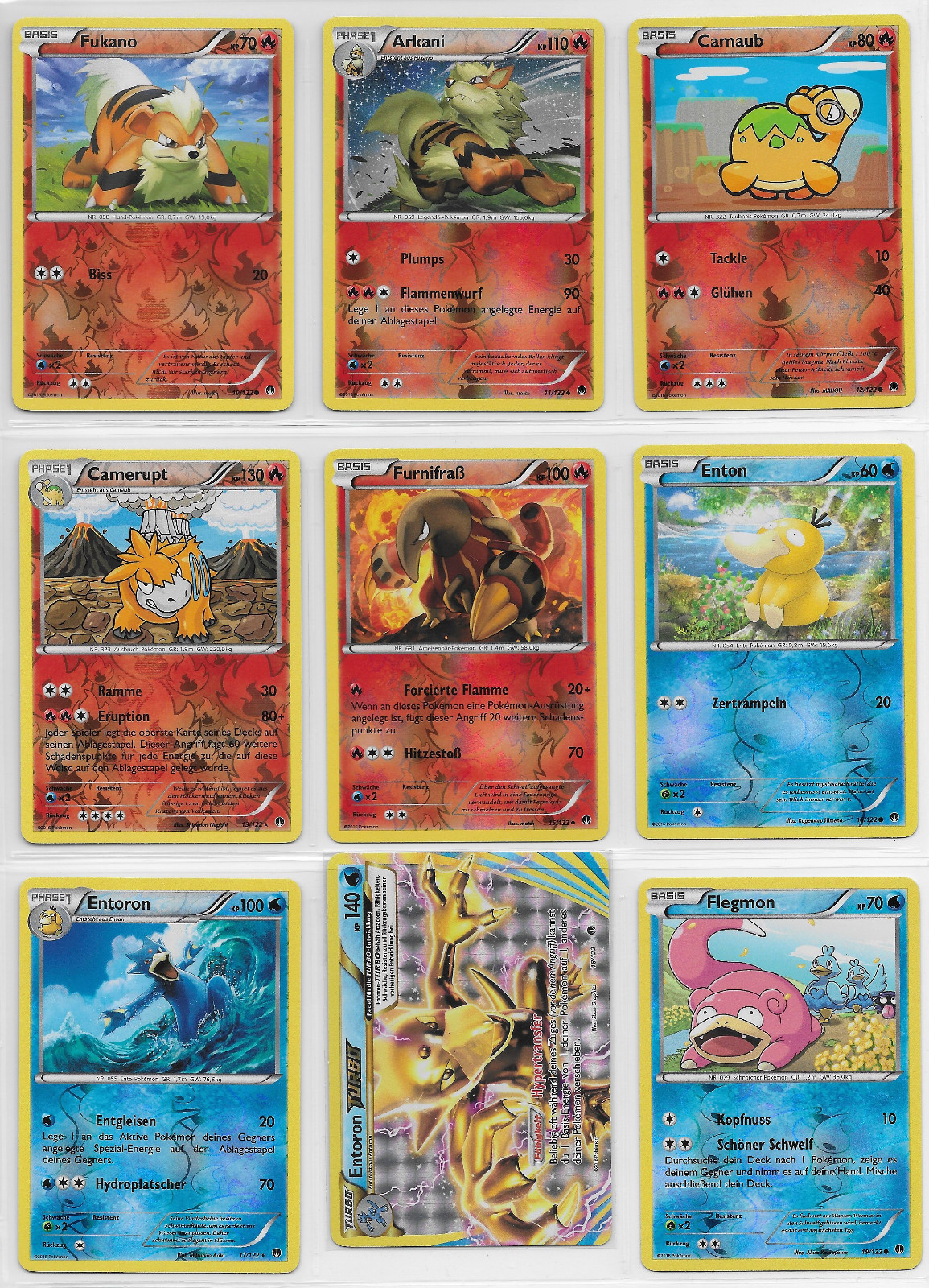 Lot - Reverse Holo - TURBOfieber - 2016 - Komplettes Set 1-113 - Deutsch - Mint