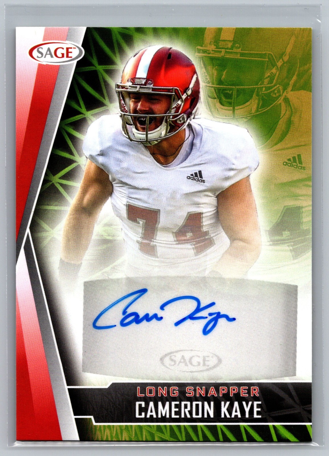 DC ARROW ケイティロッツ　サインカード Cameron Kaye 2022 SAGE Autographs RED A-CK Football Card RC