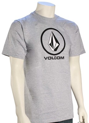 

Футболка Volcom Crisp Stone — классический серый Хизер — новинка, Grey