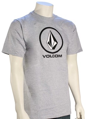 Футболка Volcom Crisp Stone — классический серый Хизер — новинка