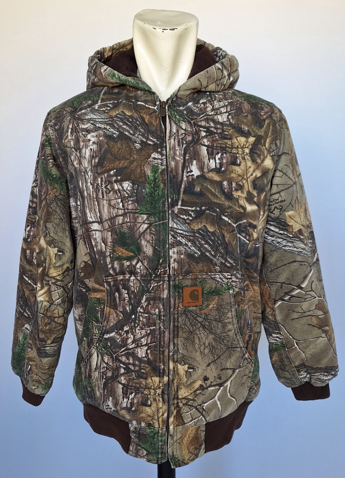 希少 real tree active jacket s Carhartt Realtree Xtra Camo Active Jacket — Realtree Camo