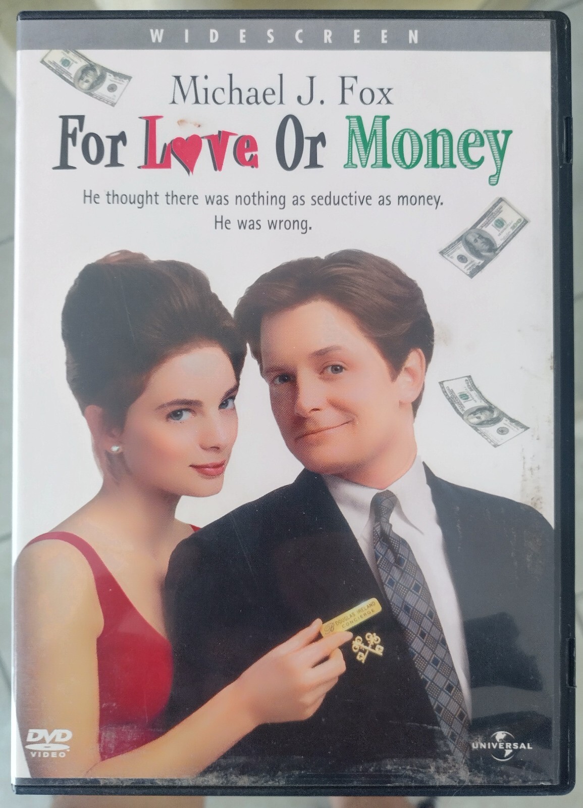 For Love or Money - Michael J. Fox (DVD, 2003) Universal