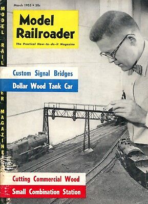 model Railroader magazine March 1955 Good Condition