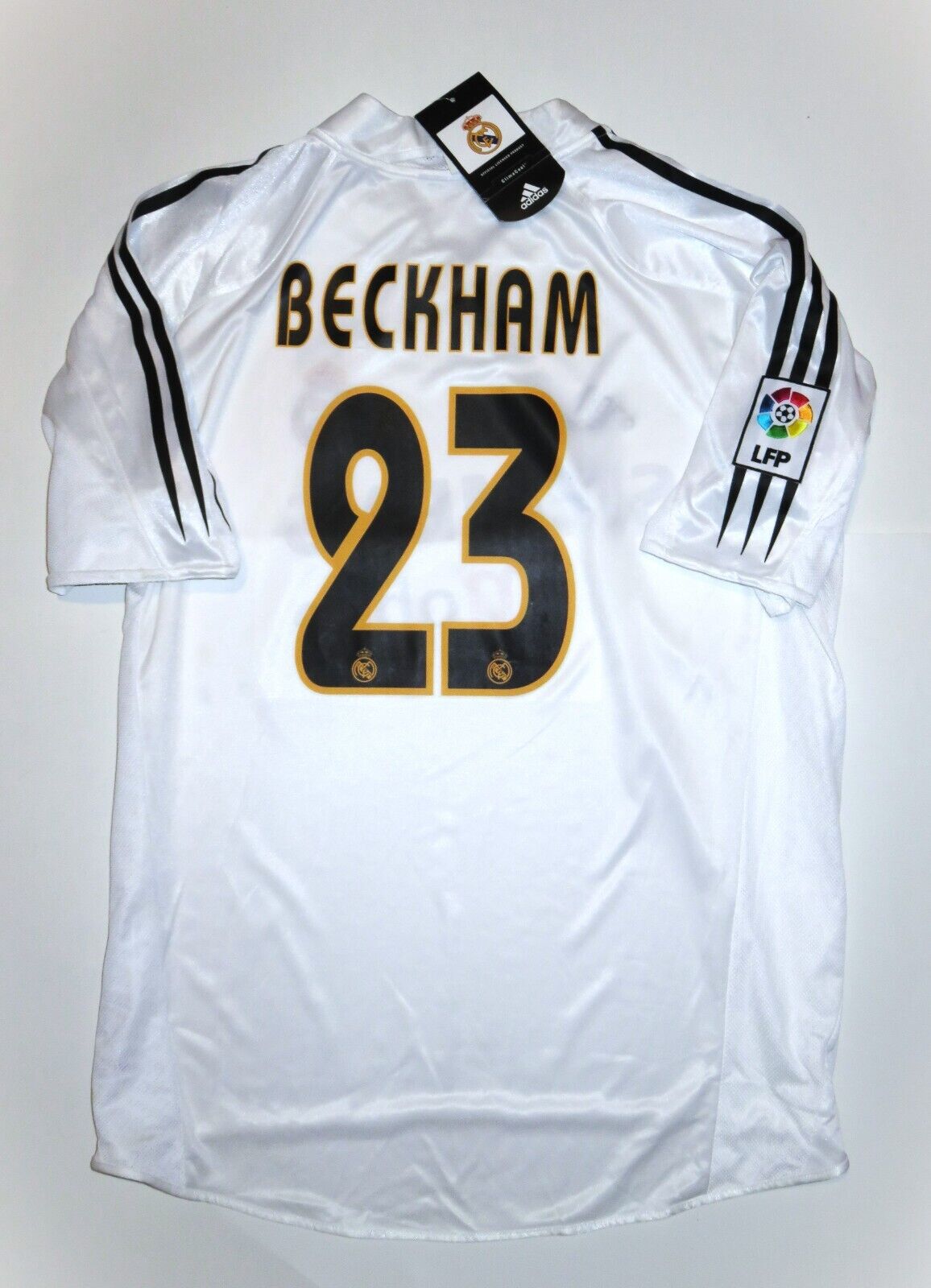 New 2004-2005 Adidas Real Madrid David Beckham Jersey Home New 2004-2005 Adidas Real Madrid David Beckham Jersey Home