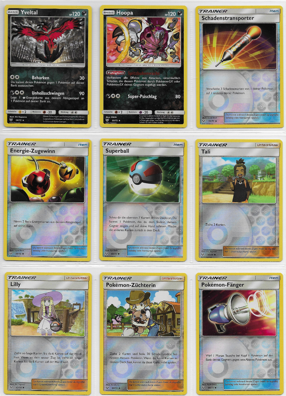 Lot - Pokemon Sammlung - Reverse Holo - Schimmernde Legenden 2017 -Deutsch- Mint