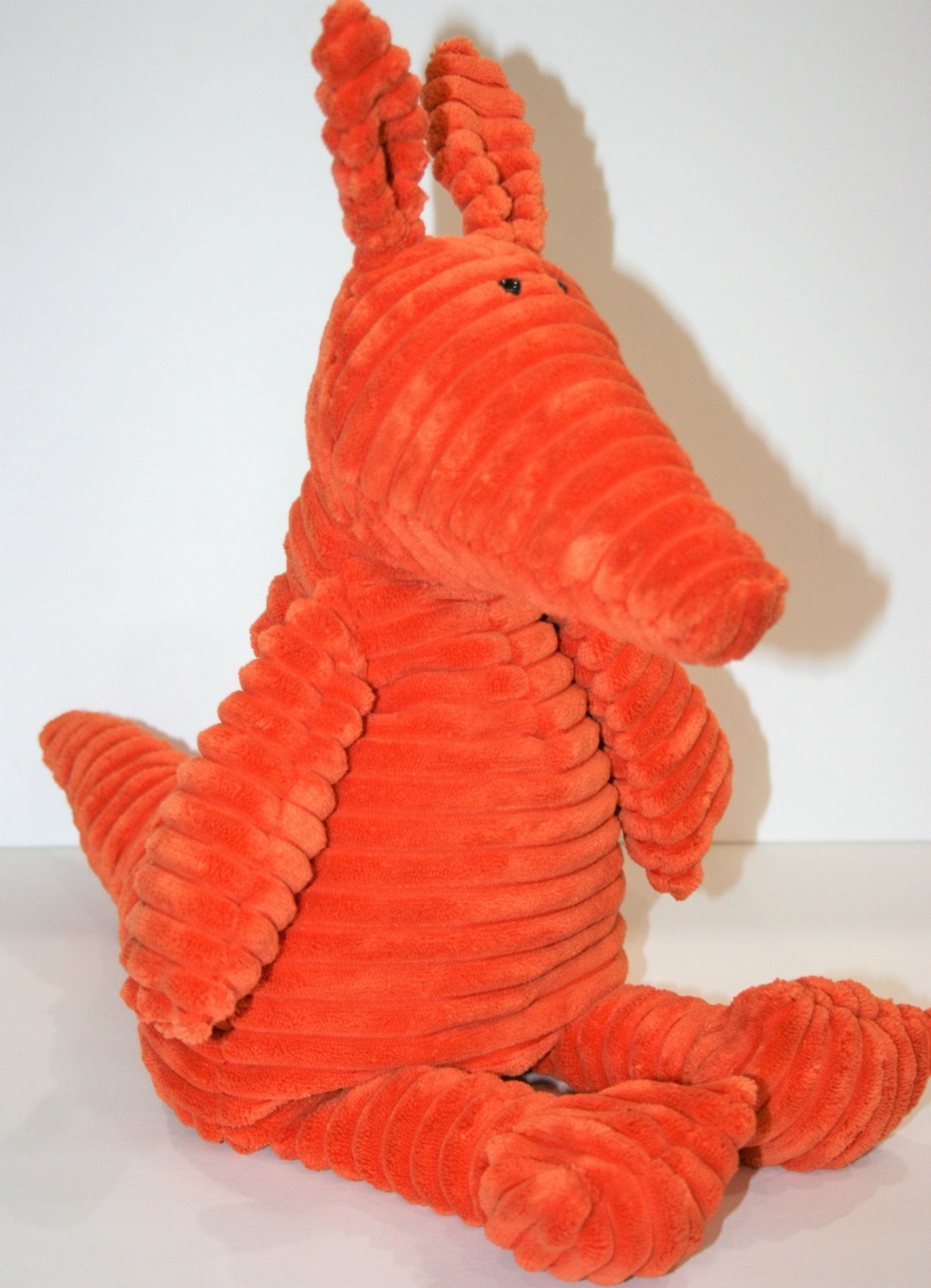 Jellycat Cordy Roy Kangaroo  Corduroy Orange Stuffed Animal Plush 18