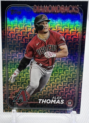 0313 トランプ Alek Thomas 2024 Topps Series 1 Holiday Variation I3 #282