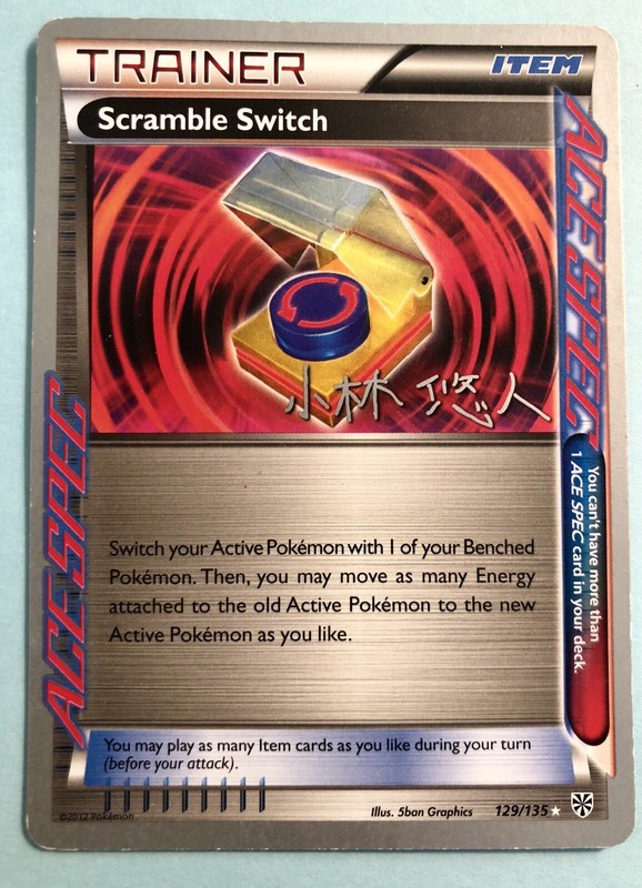 Toys Hobbies Pokemon Individual Cards Cifwia Org 129 135 Holo Rare Ace Spec 1x Scramble Switch Nm Pokemon Card Plasm Storm
