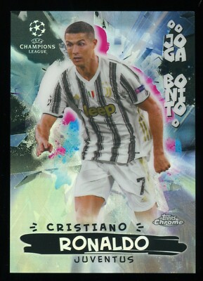 2020-21 Topps Chrome UEFA Champions Joga Bonito Cristiano Ronaldo JUVENTUS