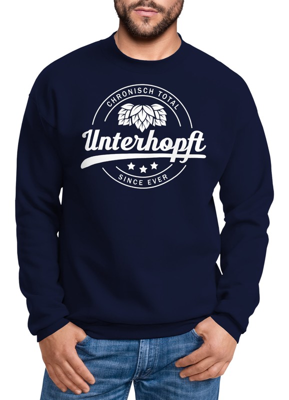 Chronisch Total Unterhopft Pullover Sweatshirt MoonworksÂ®