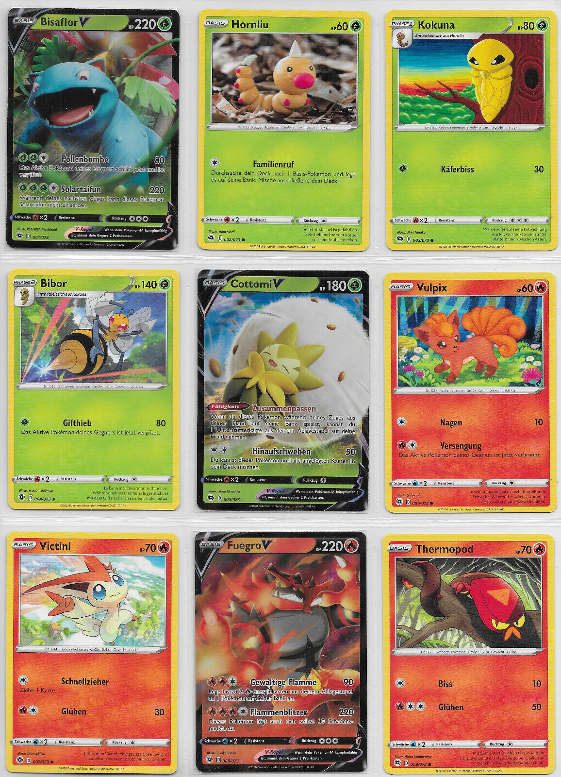 Lot - Pokemon Karten Sammlung - Weg des Champs 2020 - Deutsch - Mint