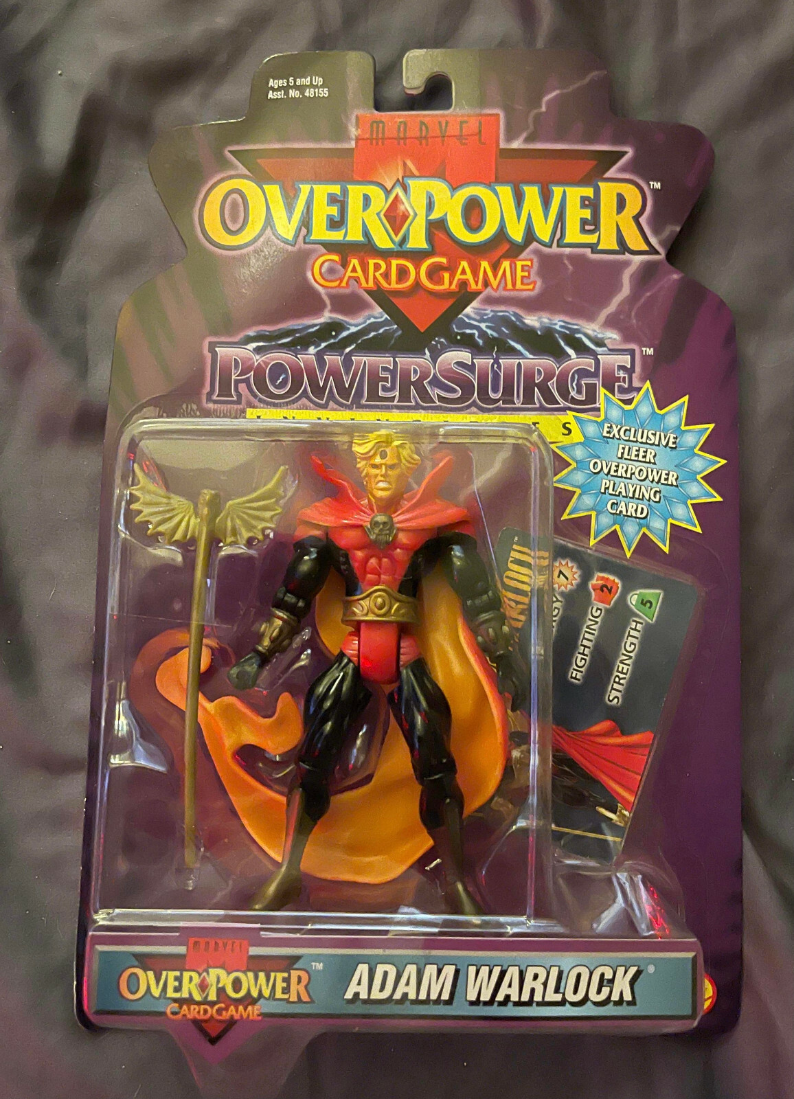 トップス fruit of the loom warlock marvel Marvel OverPower Card Game Power Surge Invincibles Adam