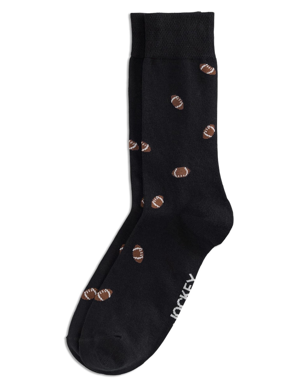 Football Dress Crew Sock, Football Print, Size 7-12 New Nib