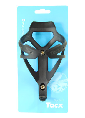 TACX Deva Bicycle Cycling Water Bottle Cage 29 Grams, Black