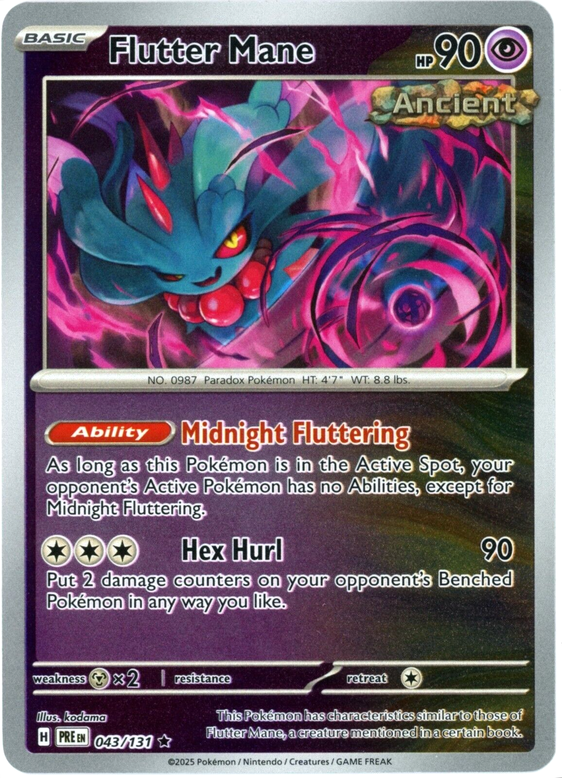 PSA10 FLUTTER MANE REVERSE HOLO 2連番 PSA10 FLUTTER MANE REVERSE HOLO 2連番 Flutter Mane (Reverse