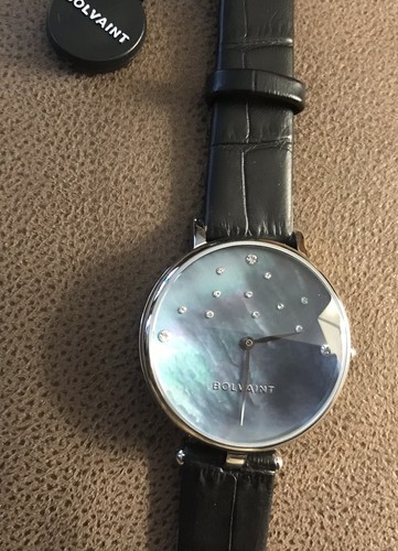 Bolvaint Poenui Mother-Of-Pearl Ladies Watch - Tahitian Grey - MSRP $1500 - NIB