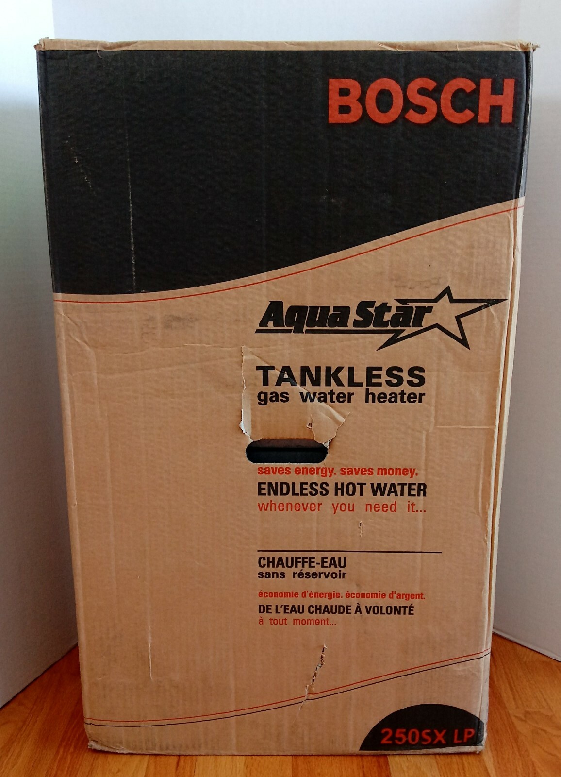 Bosch Aquastar Tankless LP Gas Water Heater 250SXLP New in box