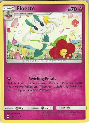 85/131 Floette Uncommon: Pokemon Trading Card Game SM-06 Forbidden Light