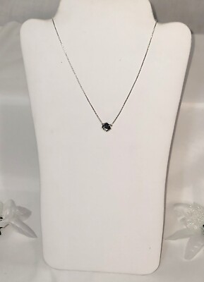 Dainty Silvertone Kendra Scott Signed Fashion Necklace