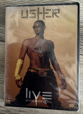 Usher - Live Evolution 8701 (DVD, 2002)   BRAND NEW!! & FACTORY SEALED!!
