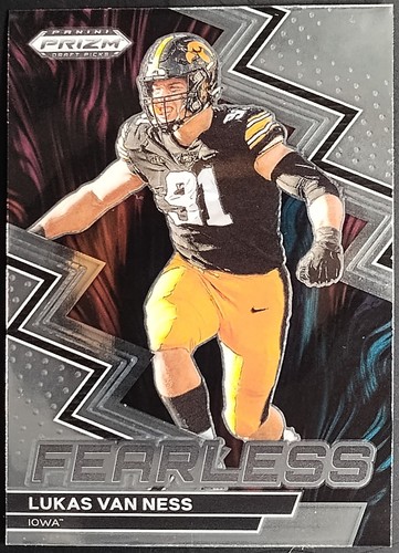 2023 Panini Prizm Draft Picks Lukas Van Ness #F-11