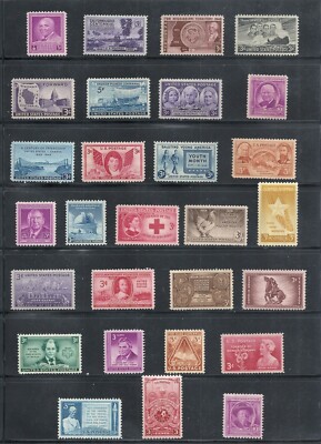 1948 - Commemorative Year Set - US Mint Never Hinged Stamps LOW PRICES 