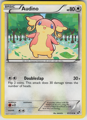 Audino Black and White 87/114 MP