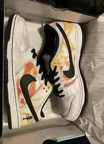 新品！Nike SB Dunk Low Raygun Tie-Dye White Nike SB Dunk Low Raygun Tie-Dye White Men's - BQ6832-101 - US