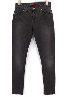 ❗️期間限定SALE❗️Nudie Jeans Skinny Lin 黒30/32 Nudie Jeans Unisex-Adult's Skinny Lin Black Cord, 24/28 at