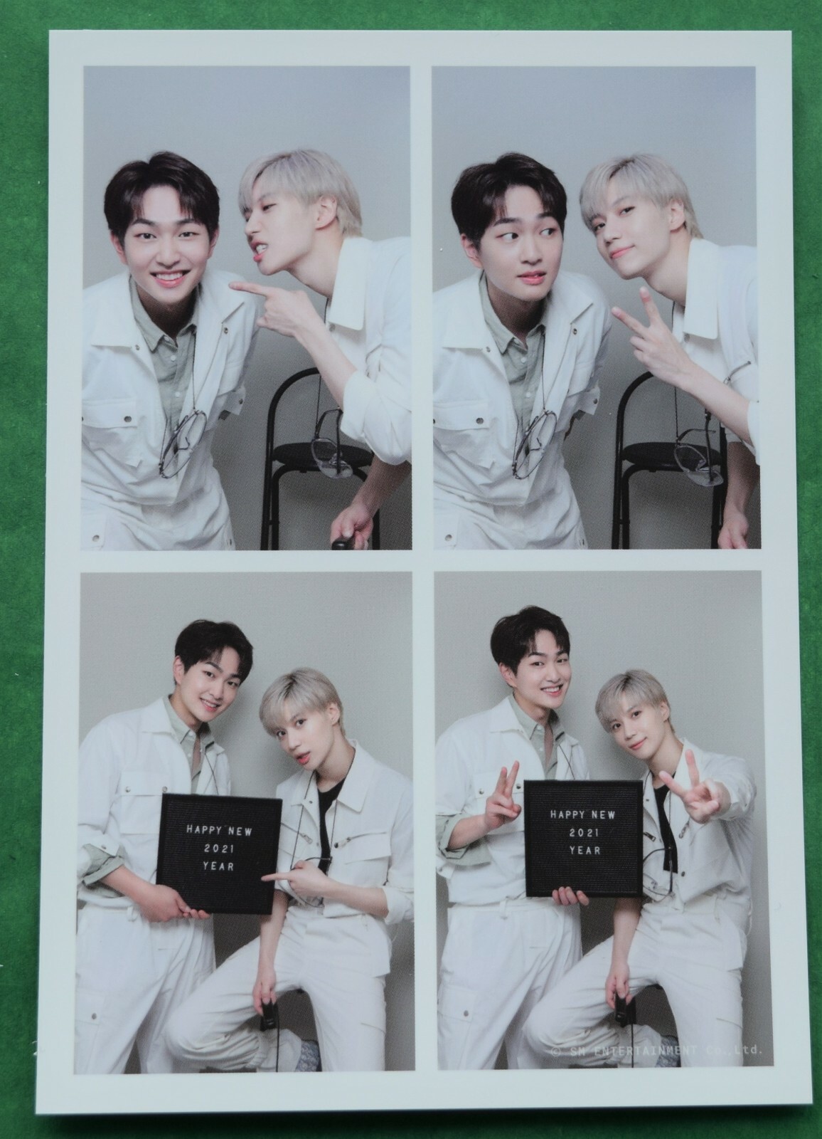 Shinee 2021 Season S Greetings Onew Taemin Unit Photo Strip Postcard Official