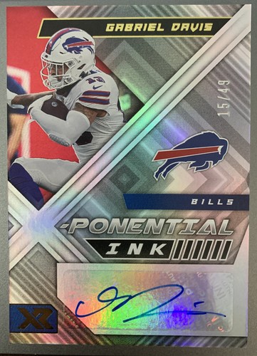 2022 Panini XR Gabriel Davis #XPI-GD