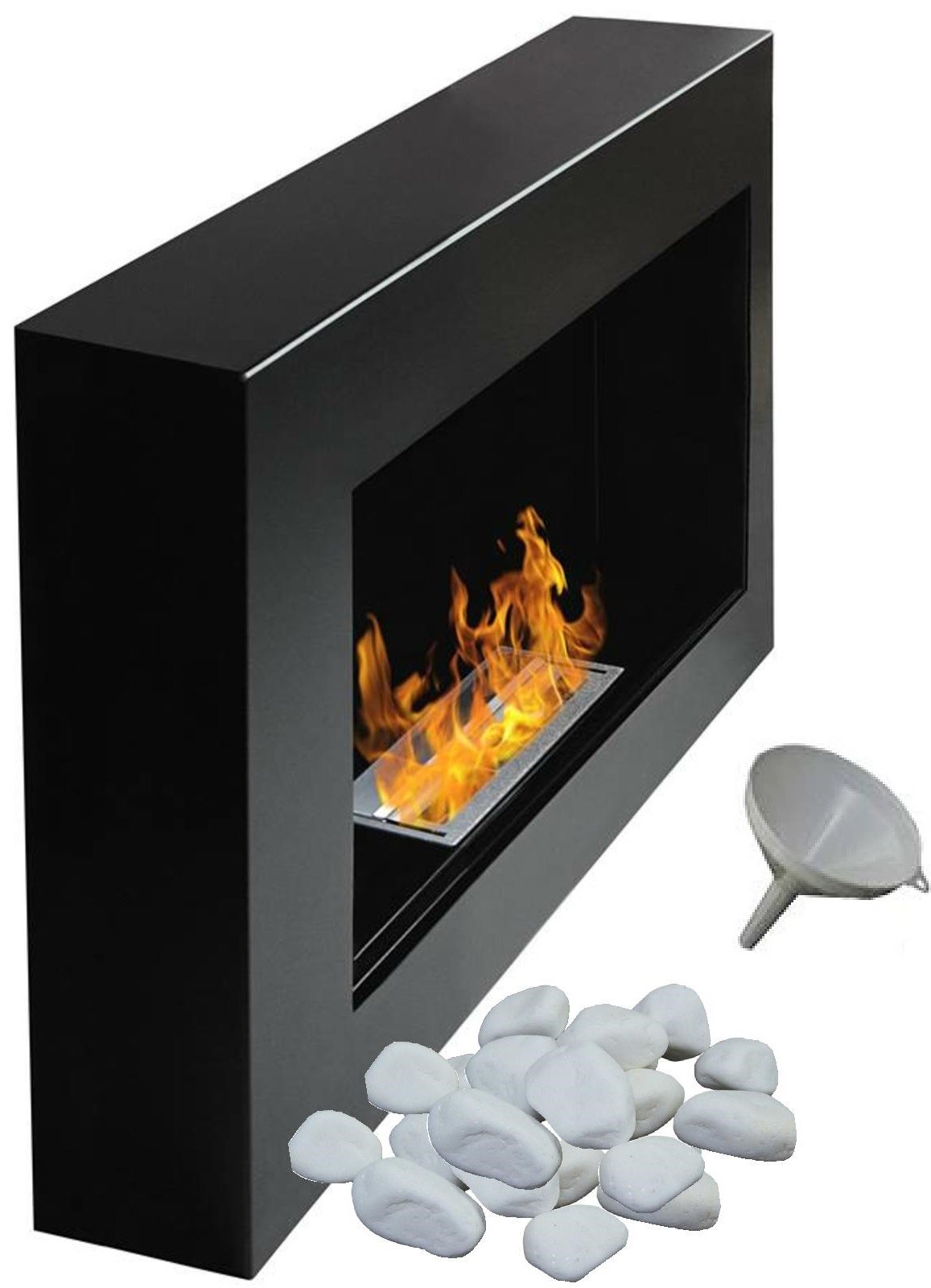 Bio Ethanol Fireplace Biofire Fire B2C Professional 650 x 400 FLAT BACK