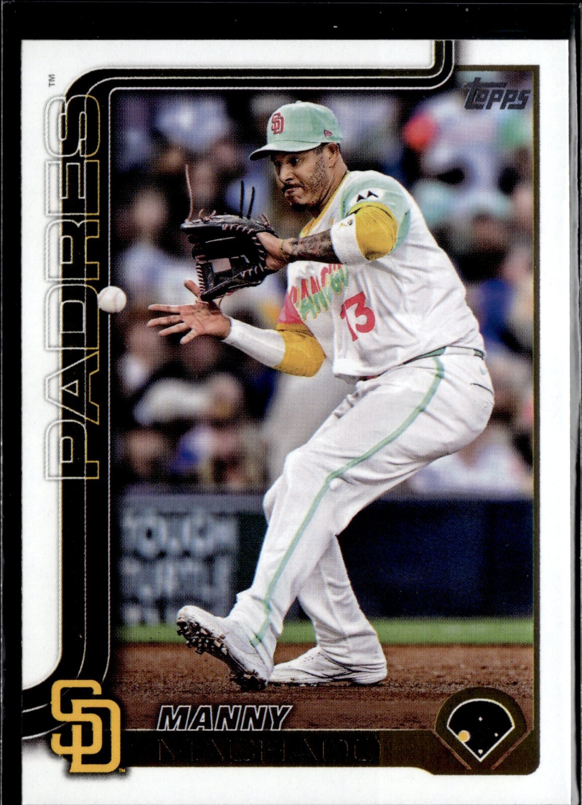 Manny Machado 2010年ルーキー直書き直筆サインカード Topps