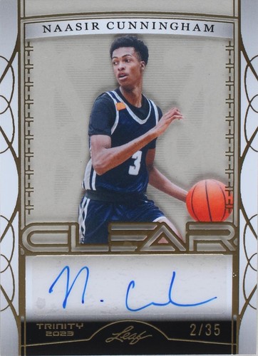 2022-23 Leaf Trinity - Naasir Cunningham #CA-NC1