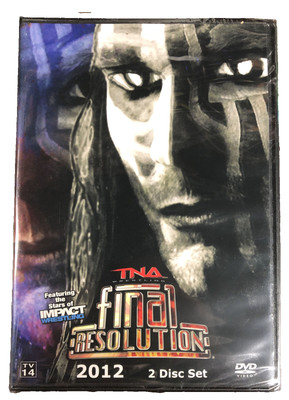 Final Resolution 2012 TNA Impact Wrestling (DVD) Brand Jeff Hardy NEW SEALED OOP