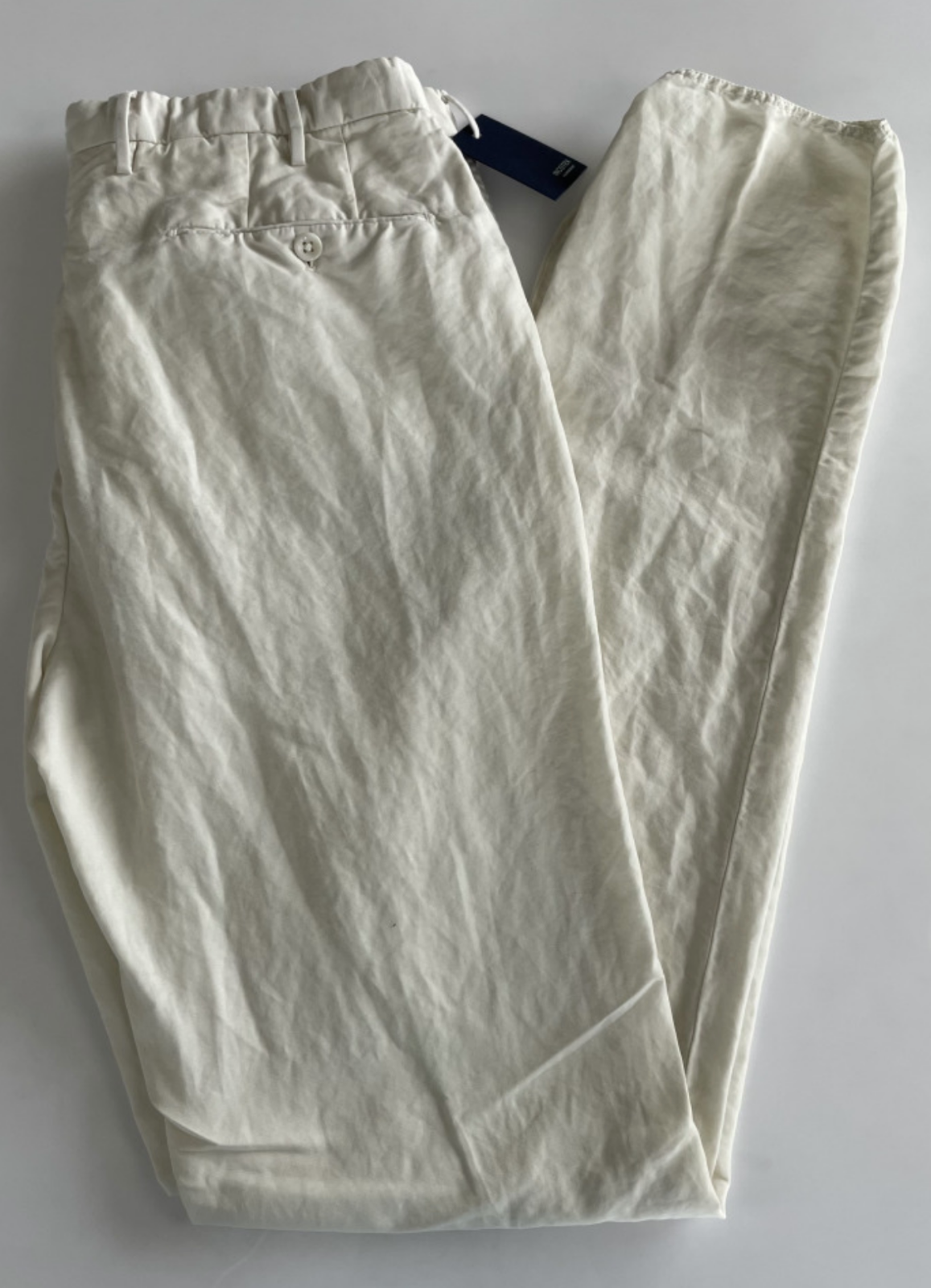 INCOTEX INCOTEX ITALY CHINOLINO LUXURY COTTON SLIM FIT GOLF TROUSERS HOSE CHINO PANTS 38