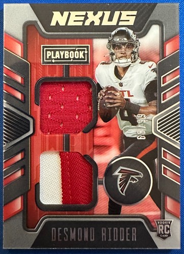 2022 Panini Playbook Desmond Ridder #NJ-4