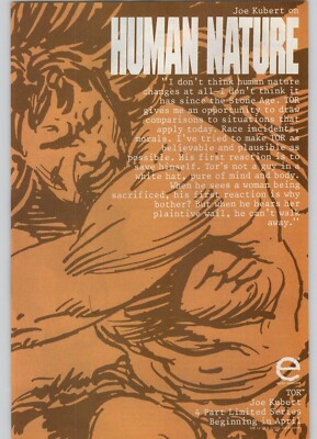 1993 Marvel Epic Comics Tor Joe Kubert Comic Book Promo Man Cave Wall Art   