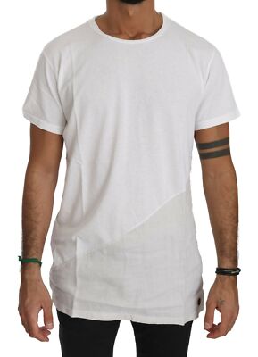 

Футболка KM ZERO, хлопковый белый мужской топ с круглым вырезом и короткими рукавами IT50/US40/ Рекомендуемая розничная цена 150 долларов США