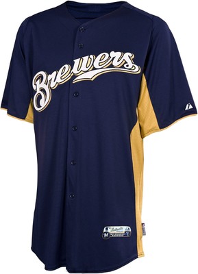 Тренировочный свитер Milwaukee Brewers Cool Base для ватина, средний