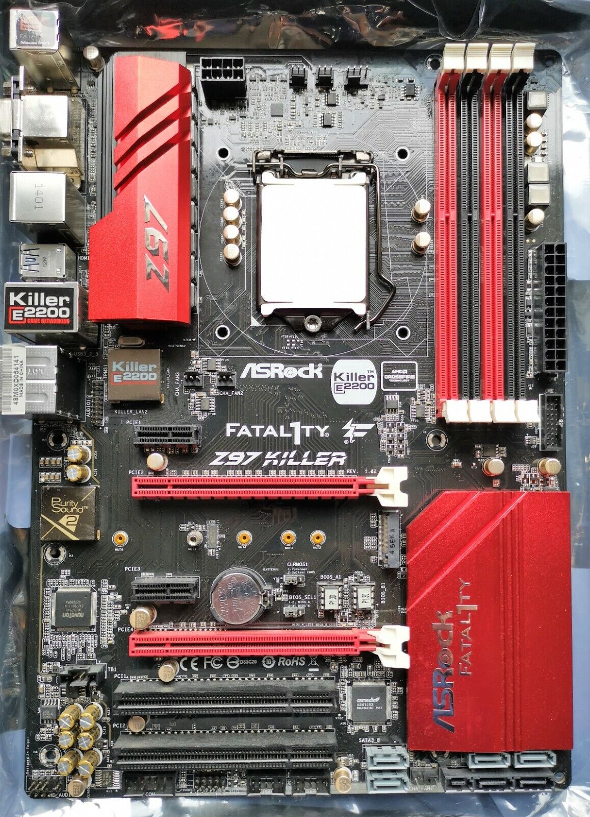 Mainboard ASROCK Fatal1ty Z97 Killer für Intel Sockel LGA 1150